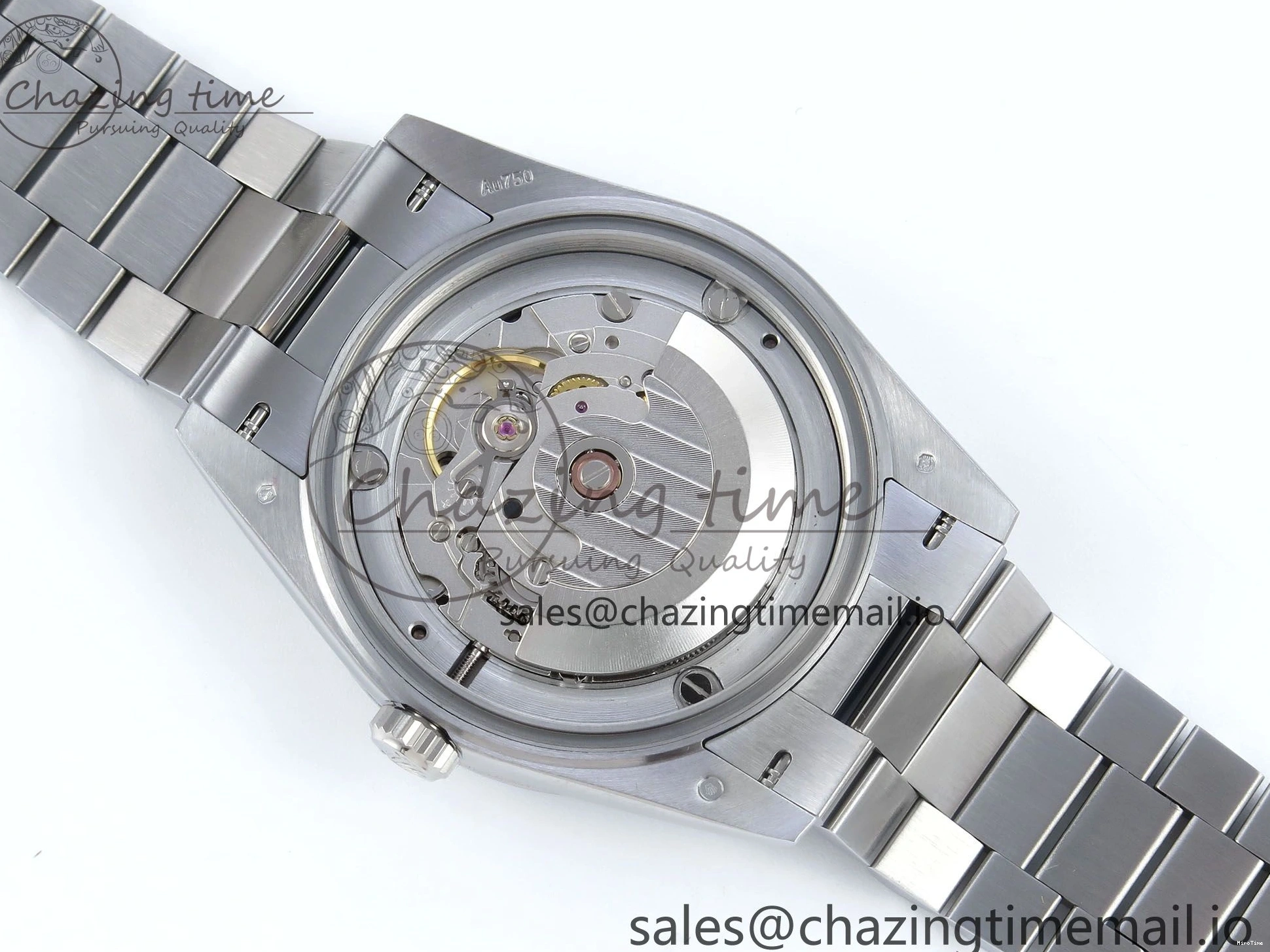 MiroTime 0219 Youthful Day Date 40 SS 228239 Noob 1:1 Best Edition Blue Roman Dial on President Bracelet A2836 (Gain Weight) 812